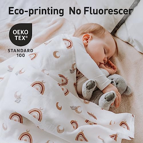 GLLQUEN BABY Muslin Squares, 6 pack, 70cm x 70cm