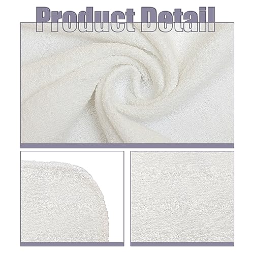 Sasma Home - 10 Pack Large Baby Washcloth