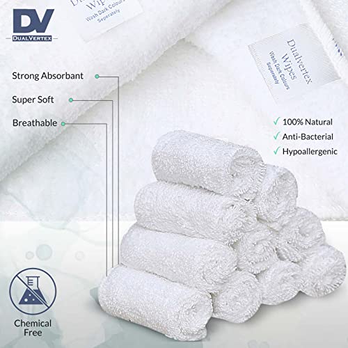 Bamboo Reusable Baby Wipes - Multi-functional Terry Cloth