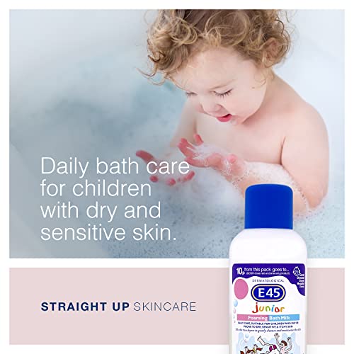 E45 Junior Foaming Bath Milk – Sensitive Skin Relief