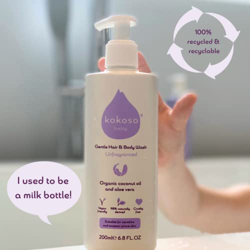 Organic and Natural Baby Wash - Gentle, Fragrance-Free