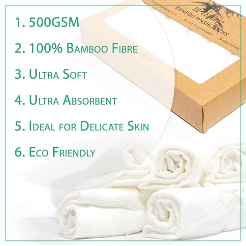 Bamboo Washcloths for Babies