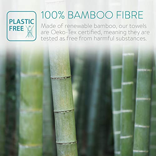 Soft Bamboo Wash Cloths for Babies - Pack of 6