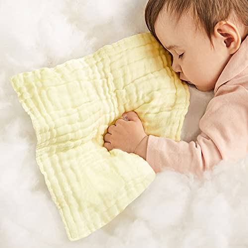 8-Pack Soft Muslin Burp Cloths for Newborns