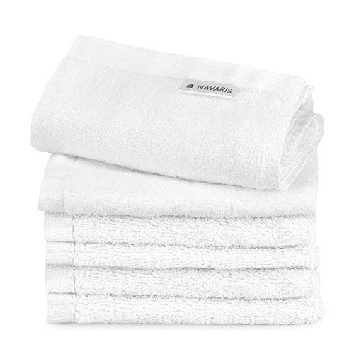 Soft Bamboo Wash Cloths for Babies - Pack of 6