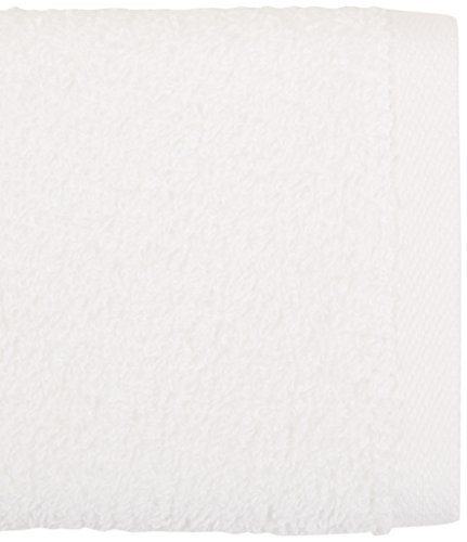 24-Pack White Cotton Washcloths for Babies, 30 cm x 30 cm