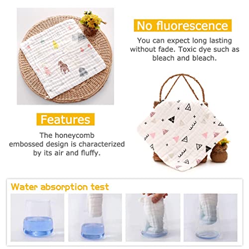 ALBOYI Muslin Washcloths Set for Babies - 7 Pack