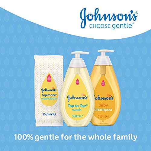 Johnson's Baby Sensitive Skin Wipes - 15 Pieces