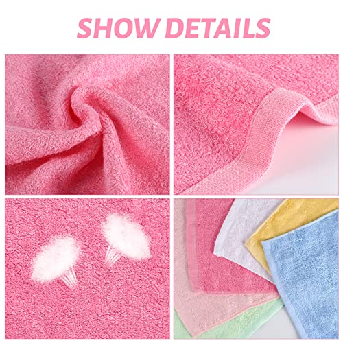 8 Pack Soft Bamboo Flannel Face Towels