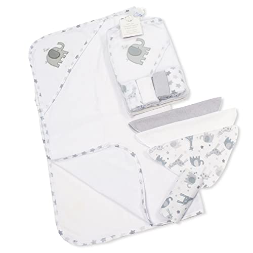 Hooded Towel and Face Cloths Set for Baby