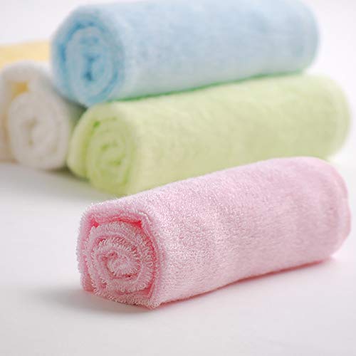 Yoofoss 10 Pack Bamboo Baby Face Cloths