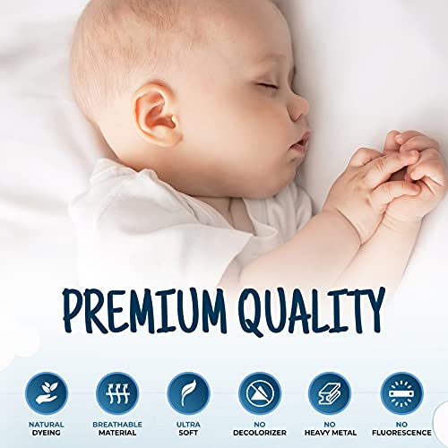 18-Pack Omilion Muslin Baby Washcloths - Soft Infant Bath Towel