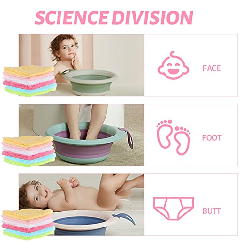 8 Pack Soft Bamboo Flannel Face Towels