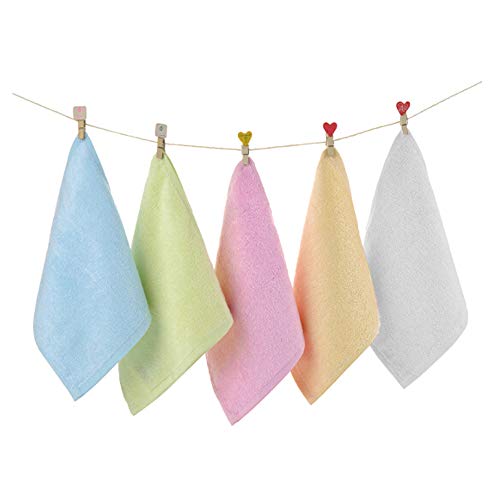 Yoofoss 10 Pack Bamboo Baby Face Cloths