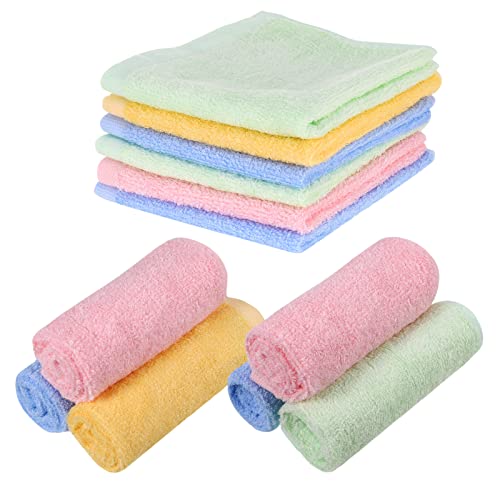 Soft Flannel Face Cloths - 6 Pack, 25x25cm
