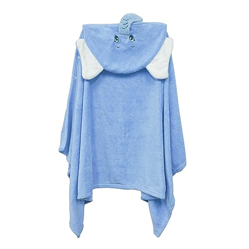 Soft Hooded Baby Bath Towel, Coral Fleece