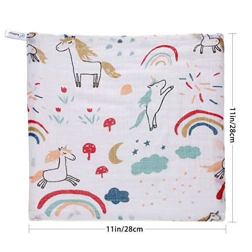 XelNaga Baby Muslin Washcloths - 8 Pack