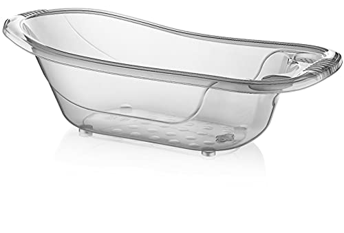 50L Aqua Clear Baby Bath Tub with Drainage Plug
