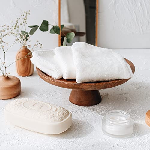 25-Piece Bamboo Reusable Wash Cloth & Baby Wipes