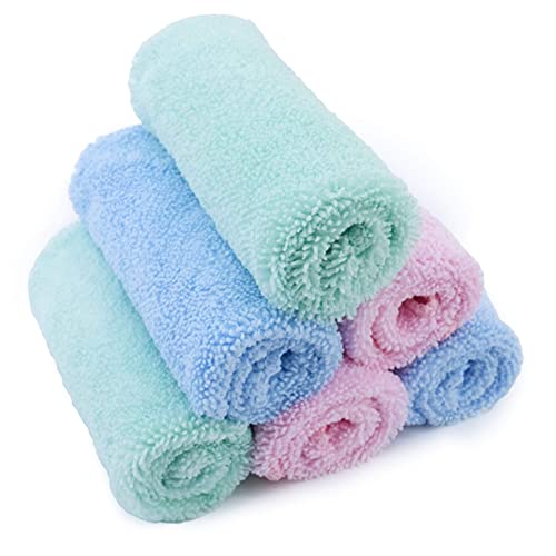 Premium Hypoallergenic Baby Washcloth Set - 6 Pack!