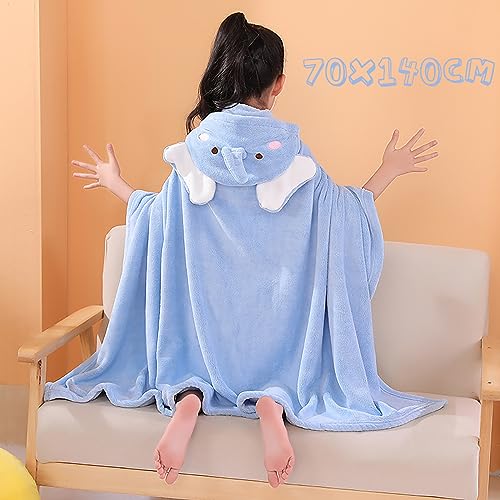 Soft Hooded Baby Bath Towel, Coral Fleece