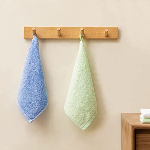 Soft Organic Bamboo Baby Washcloth Towels - 10pcs