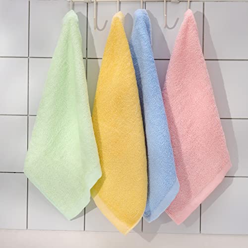 Soft Flannel Face Cloths - 6 Pack, 25x25cm