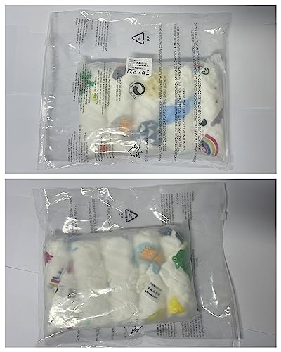 Organic Cotton Baby Washcloths, 5 Pack, Extra Soft