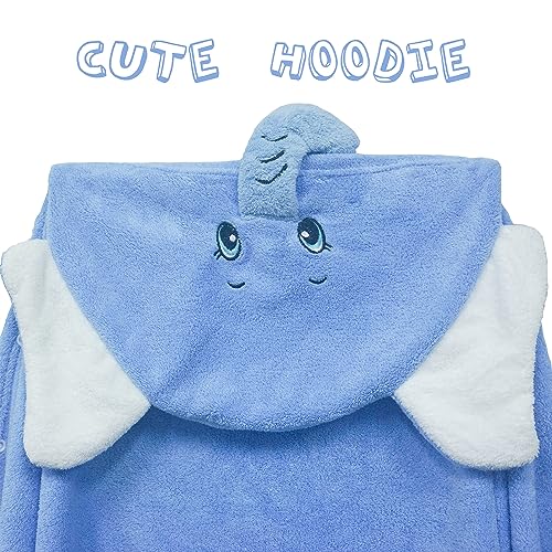 Soft Hooded Baby Bath Towel, Coral Fleece