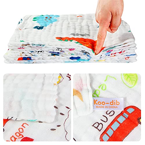 Soft Muslin Cloths for Baby - 10 Pack