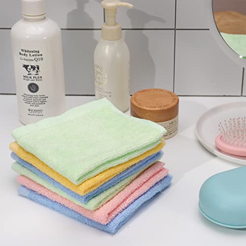 Soft Flannel Face Cloths - 6 Pack, 25x25cm