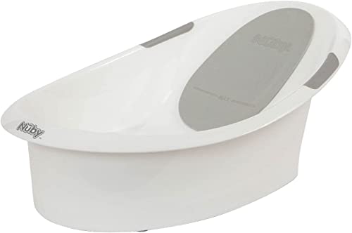 Nuby Baby Bath with Anti-Slip Support, Soft Headrest