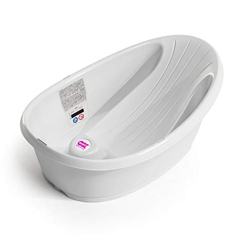 OKBaby Onda Compact Baby Shower Bath, White