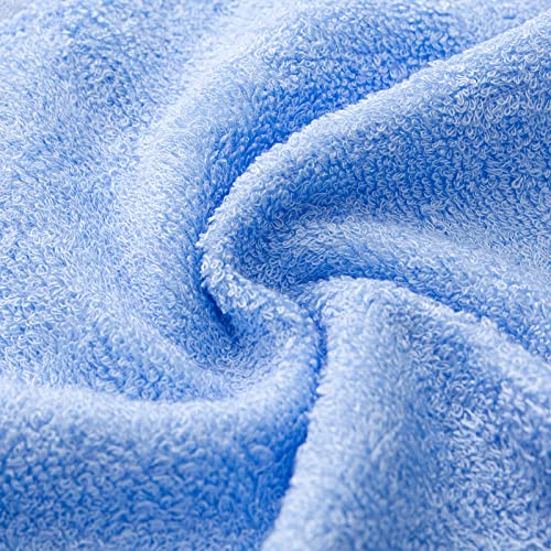 Soft Organic Bamboo Baby Washcloth Towels - 10pcs