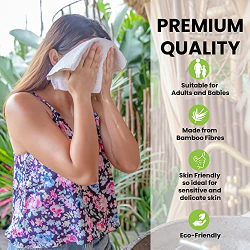 ACLEARTH® Grey Bamboo Wash Cloths (6 pc)