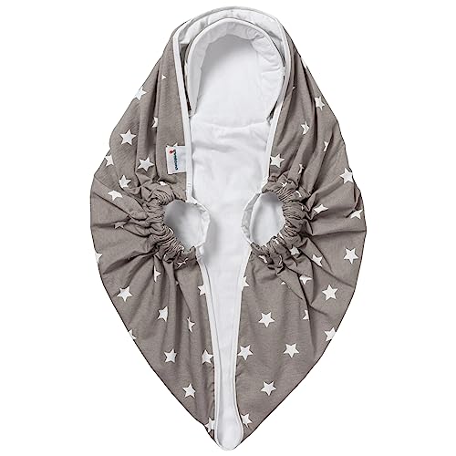 Snugglebundl Baby Starlight: Cotton Car Seat Blanket with Handles