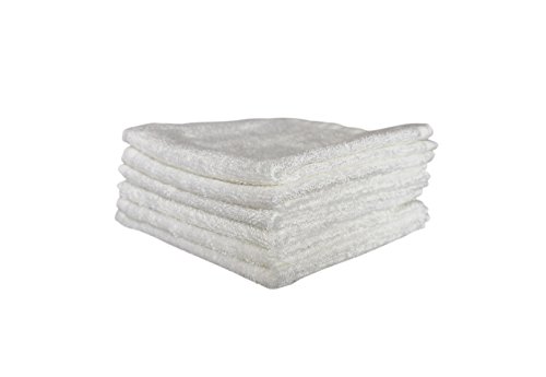 Premium Bamboo Baby Wash Cloths - Pack of 6