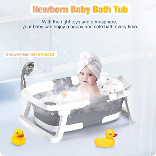 Foldable Baby Bathtub Essential for Newborn to Toddler