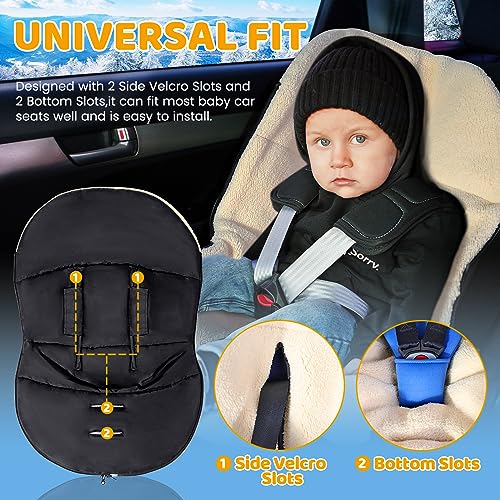 Winter Car Seat Footmuff for Baby, Universal & Waterproof