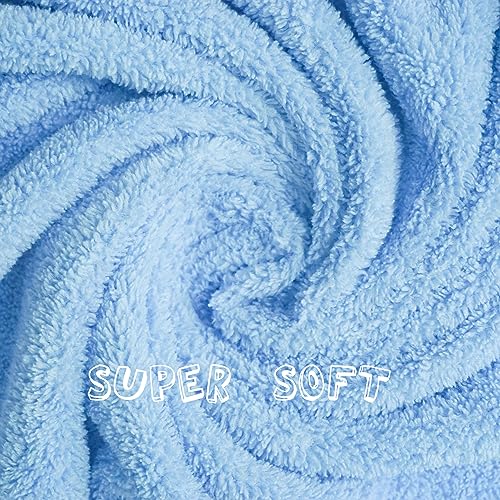 Soft Hooded Baby Bath Towel, Coral Fleece