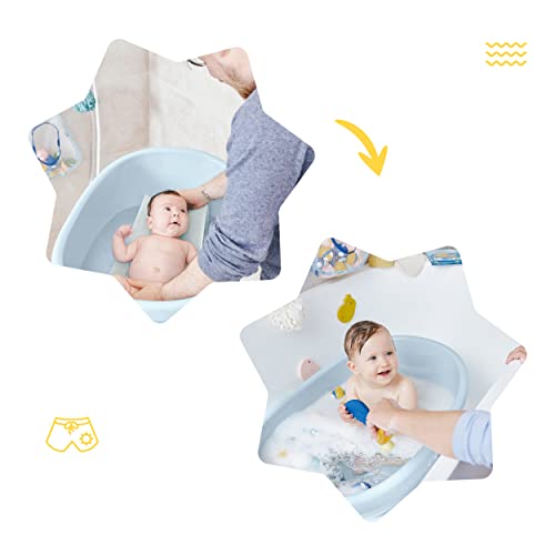 Badabulle Spacious European Baby Bath Tub | 0+ Months