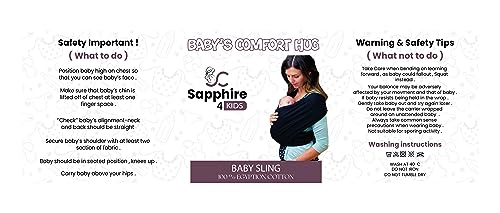 Stretchy Baby Sling Wrap Carrier - Soft & Lightweight