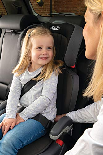 Graco Highback Booster Car Seat with Cupholders, Black