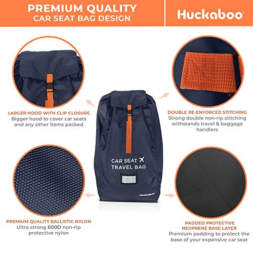 Huckaboo Car Seat Travel Bag - Durable Nylon