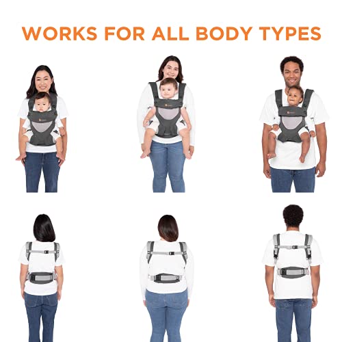 Ergobaby 4-Position 360 Baby Carrier, Pure Black
