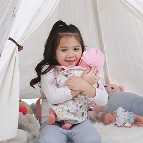 GAGAKU Doll Carrier for Baby 2-4 Years, Pink Rose