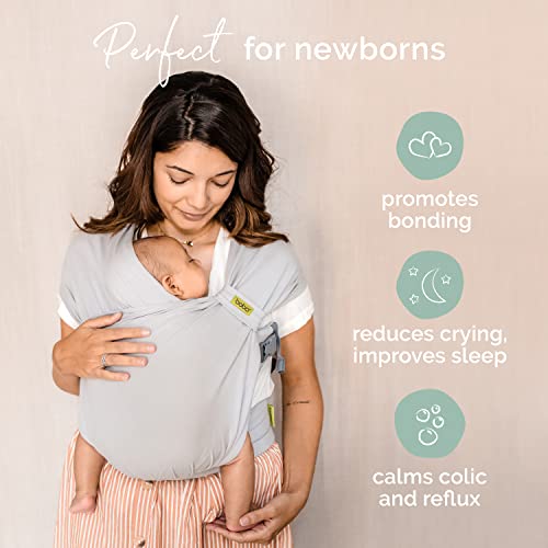 Soft Baby Wrap Carrier for Newborn up to 35 lbs