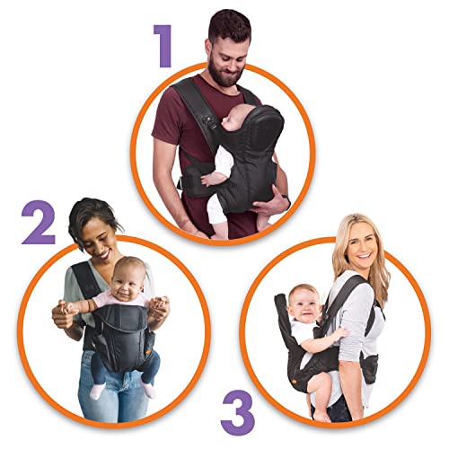 Dreambaby Manhattan 3-in-1 Adjustable Baby Carrier - Black