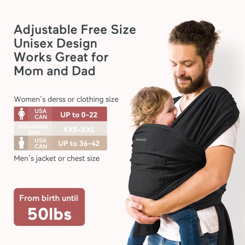Momcozy Baby Sling Wrap - Lightweight and Adjustable