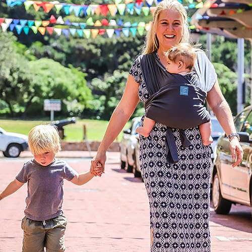 dreamgenii SnuggleRoo Hybrid Baby Carrier - Charcoal Grey